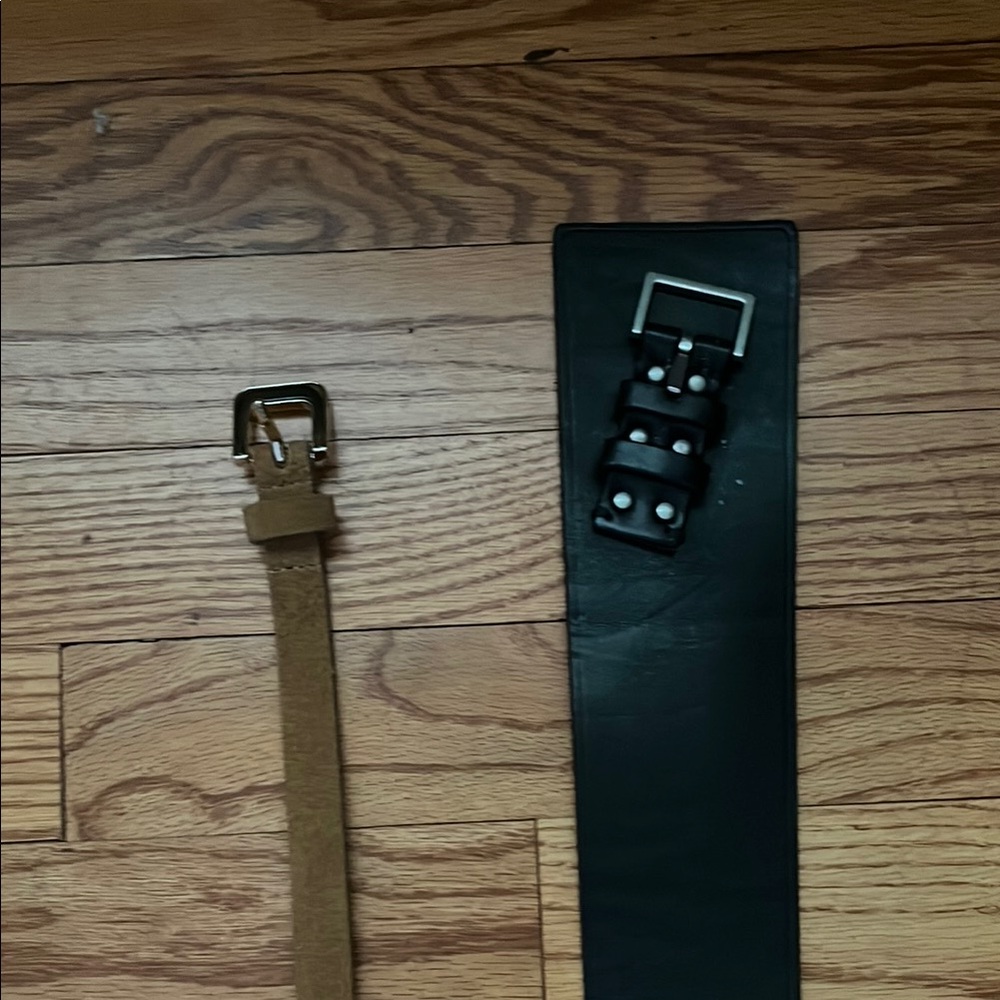 Allsaints Banana Republic leather belts